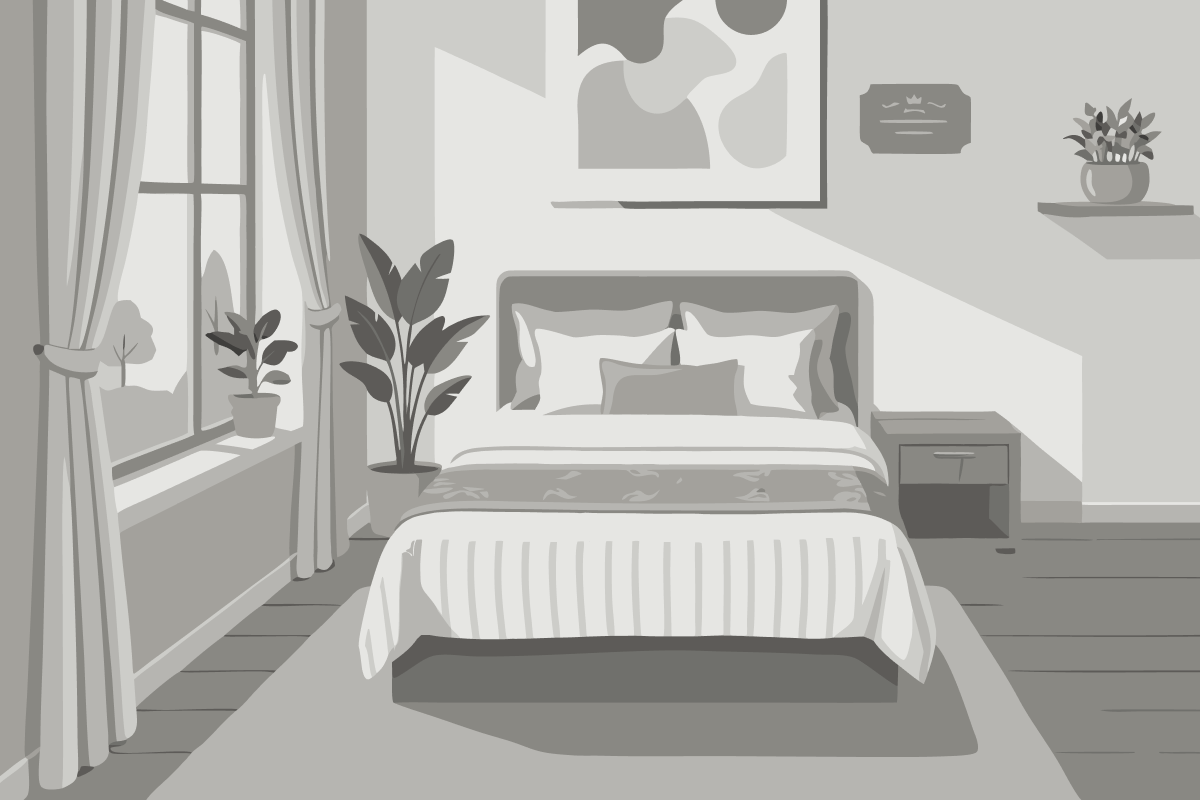 Klassieke Tweepersoonskamer met 1 Tweepersoonsbed of 2 Aparte Bedden en Balkon